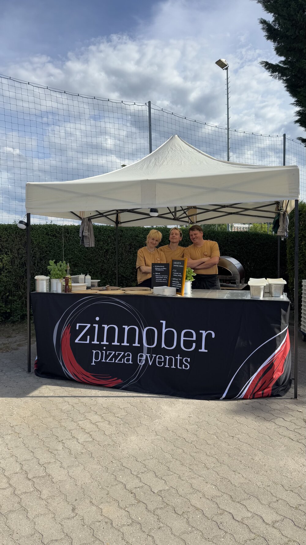 Unser Team am Zinnober-Stand